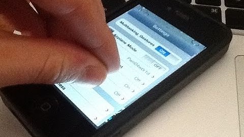 Enable Multitasking Gestures - iPhone 4 & iPod Touch 4G