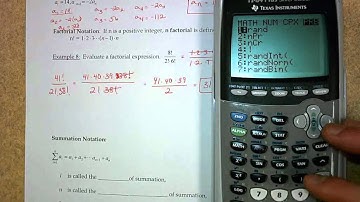 Advanced Pre-Calculus Section 8.1 (Notes Page 166 Part 2)