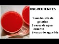 ¿ COMO HACER GELATINA? (Facil y rapido)