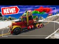 Fortnite NEW Sgt. Winter Truck giving Presents (Map Update)
