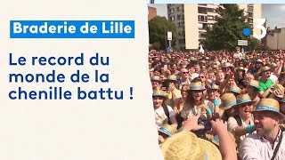 Braderie de Lille : la plus grande chenille du monde