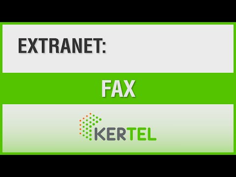 Extranet KERTEL : FAX