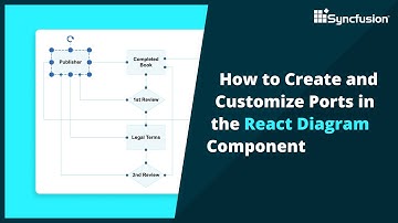 Create and Customize Ports in the React Diagram Component