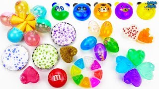 Learn Colors with Slime | Mixing Balls with Slime | MOST SATISFYING SLIME VIDEO |SLIME