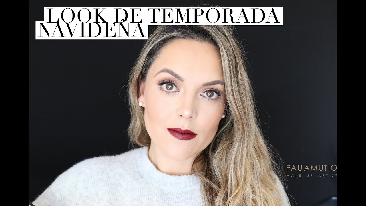 look de temporada navideña