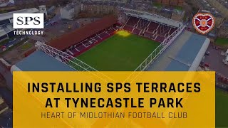 SPST Stadiums + Arena Construction | SPS Terraces installed at Tynecastle Park - Heart of Midlothian