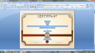 Cara membuat sertifikat dengan menggunakan Microsoft office Word 2007 dengan mudah By Desvya Suci Cara membuat sertifikat dengan menggunakan Microsoft office Word 2007 dengan mudah By Desvya Suci