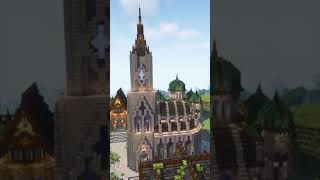 Medieval Church ⛪ #minecraft #shorts #medieval #church