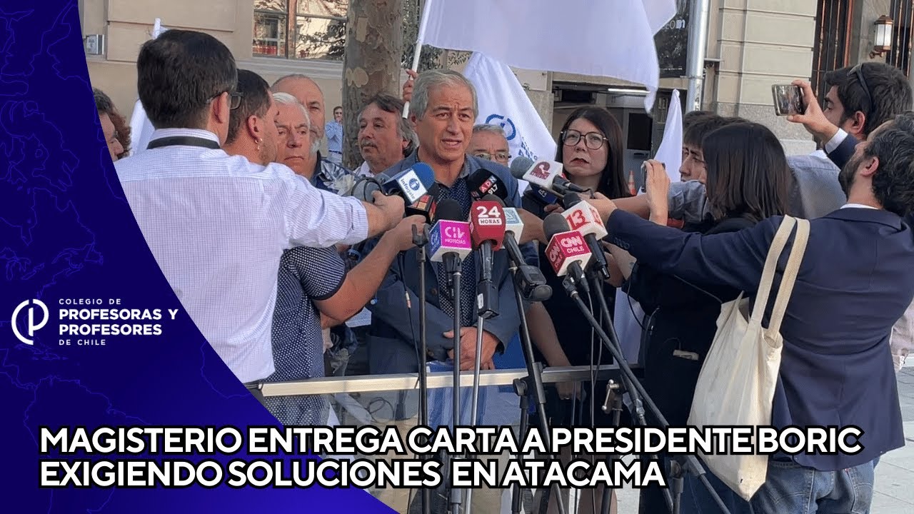 MAGISTERIO ENTREGA CARTA A PRESIDENTE BORIC EXIGIENDO SOLUCIONES A ...