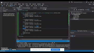 Control CheckBox Visual Basic