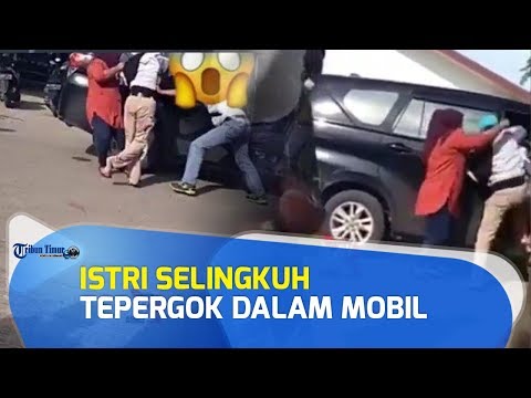 VIRAL Video Istri Selingkuh Tepergok dalam Mobil dengan Pria Lain, Suami Ngamuk