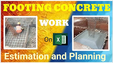 How to calculate volume for isolated sloped Footing and its estimation on Excel Sheet 2023 Part-3