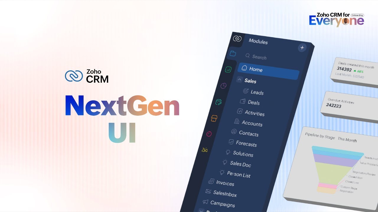 Episode 1: NextGen UI | The Best of Zoho CRM for Everyone - YouTube