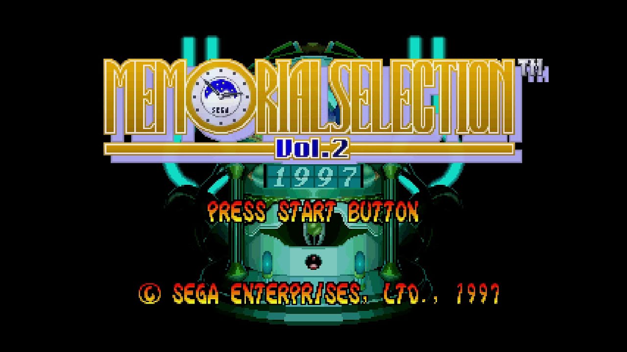 SEGA AGES メモリアルセレクション VOL. 1 & VOL.2 SEGA AGES メモリアルセレクションVOL.2. [Sega Saturn - SEGA CS1