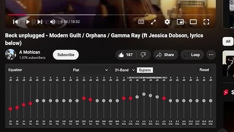 YouTube Audio Equalizer Plugin for Chrome