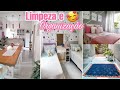 DIA DE LIMPEZA E ORGANIZAÇÃO DA CASA/LAVEI E TROQUEI ROUPAS DE CAMA/LIMPEI A CASA||FLAVILENE AZEVEDO