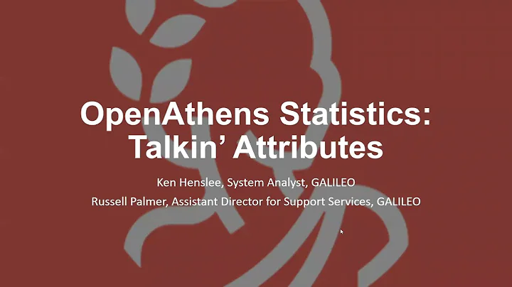 GALILEO 2021: OpenAthens Statistics