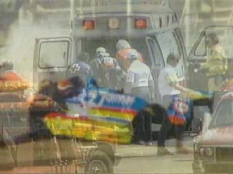 Nelson Piquet crash in the Indy 500 practice in 1992