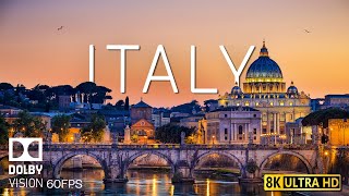 ITALY 8K Video Ultra HD With Soft Piano Music  60 FPS  8K Nature Film