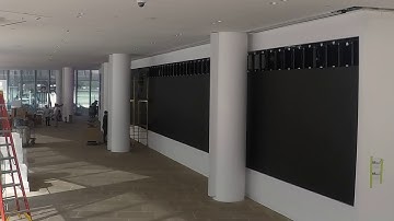 IAC Video Wall Construction Time Lapse