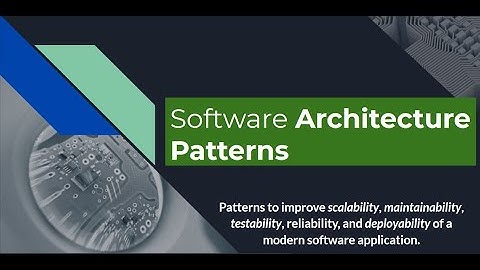 Software architecture microservices patterns