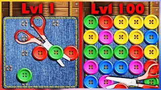 Buttons and Scissors - Gameplay Walkthrough - Levels 1-100 (PACKS 5x5) screenshot 2