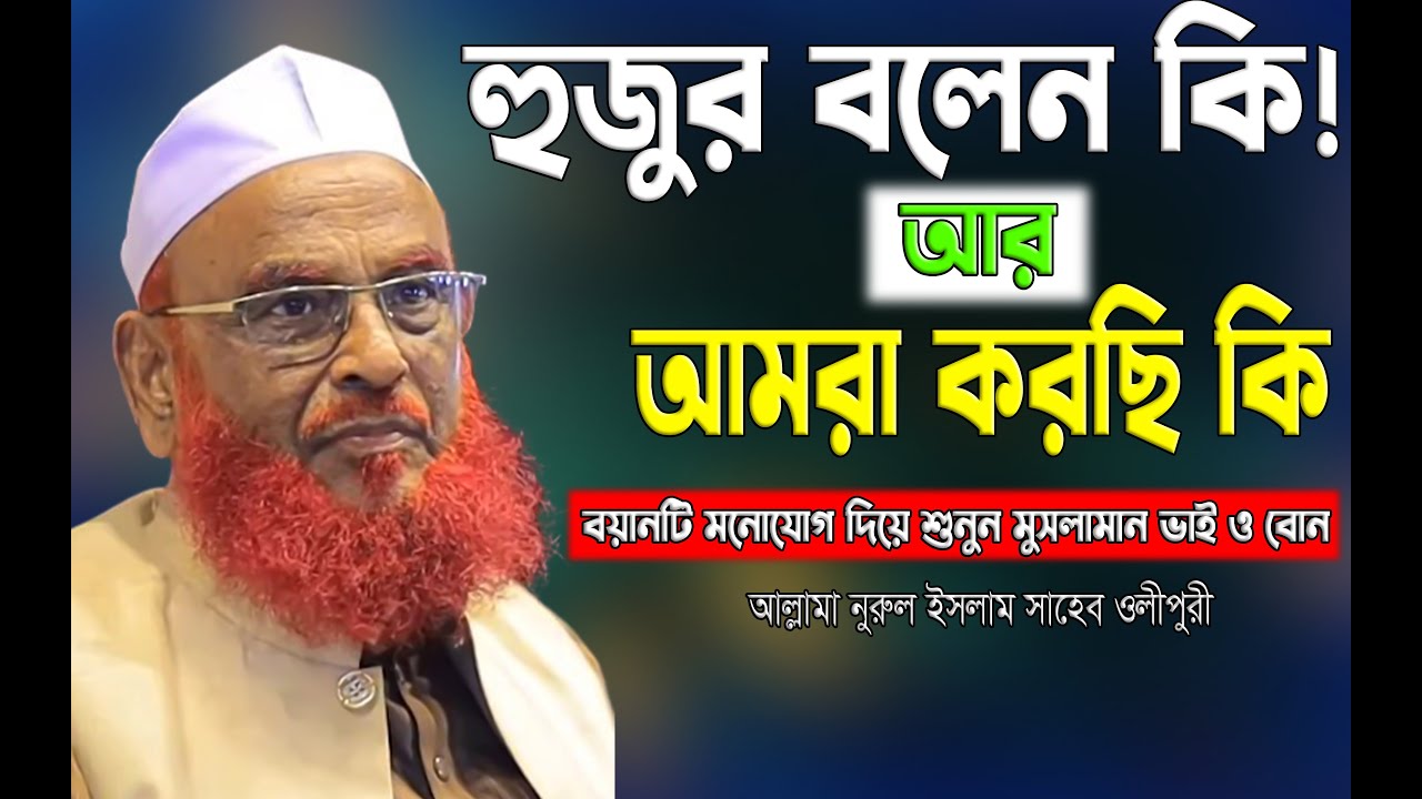 👉 হুজুর বলেন কি! আর আমরা করছি কি | আল্লামা নুরুল ইসলাম ওলীপুরী | New Waz 2025 | Islamic Bangla Waz