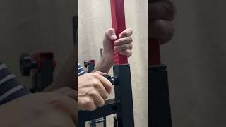how to adjust the height of onetwofit fully foldable power tower