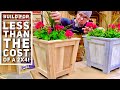 The 6 planter  low cost high profit  make money woodworking