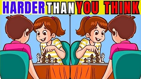 [spot the 6 difference] Smart IQ person find all the difference| #findthedifference #quiz #puzzle