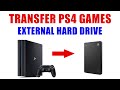 Transfer PS4 Games & Game Saved Data to External Storage [ Hard Drive, Flash Drive, PS Plus Online ]