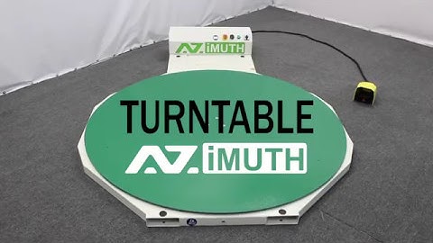 Low Profile Turntable Azimut 301 - Made in USA