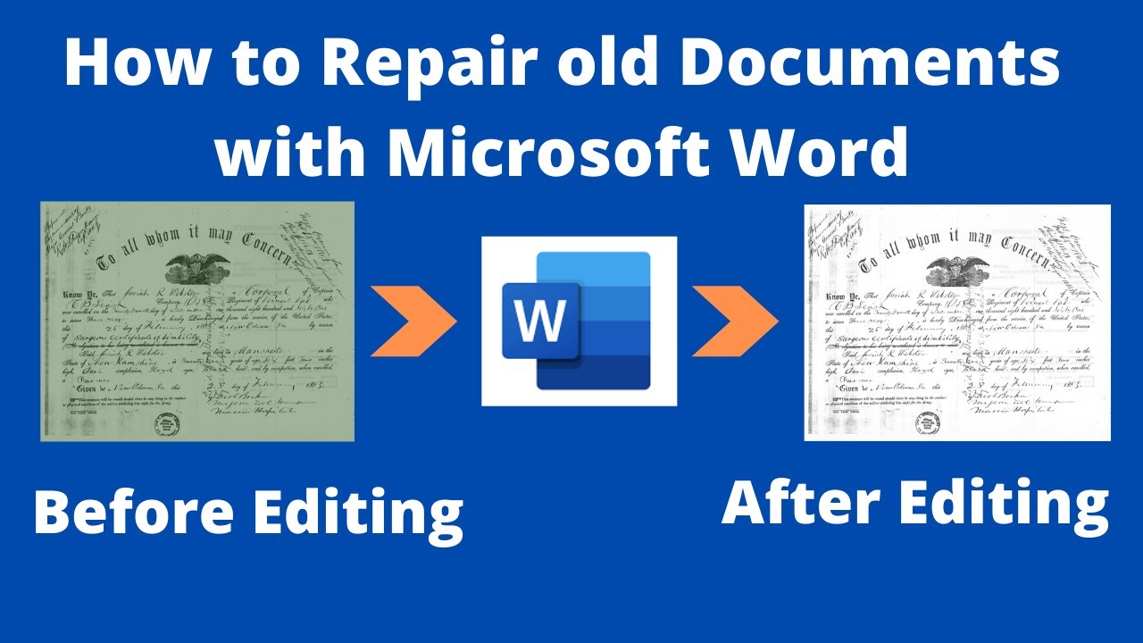 Outdated Document How To Repair Old Document in Microsoft Word| convert old documents to ...
