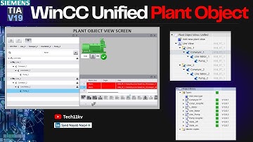 How to Create & Use Plant Objects in WinCC Unified #industrialautomation #plcprogramming