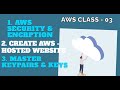 AWS Class 3: Concept of Keypairs and Creation of a simple Website