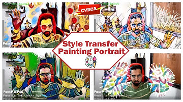 Real-Time Style Transfer Painting Portrait | Python | Mediapipe | OpenCV (2/10) #CVBCA