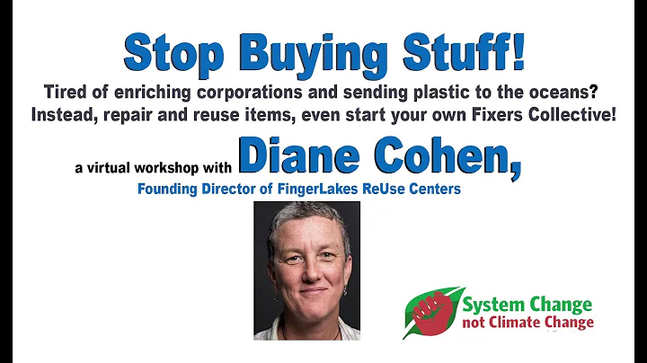 STOP BUYING STUFF with Diane Cohen, An SCNCC Webinar