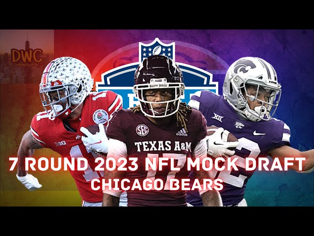 chicago bears mock draft 2023 7 rounds