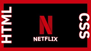 Netflix logo using html css with animation