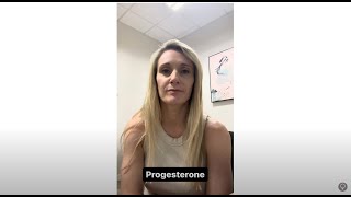 Here’s my take on progesterone…