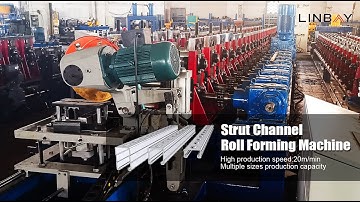 【Strut Channel】Linbay-Strut Channel Roll Forming Machine