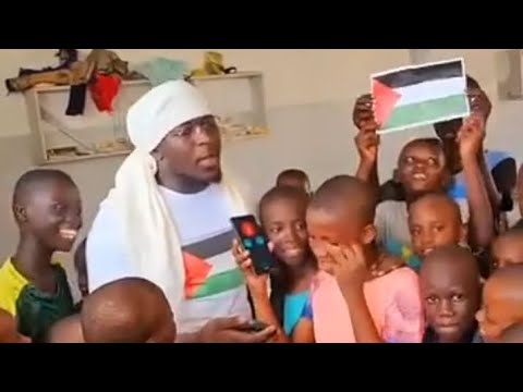 يا أهل فلسطين مؤازرة من إفريقيا لأهل فلسطين إن ينصركم الله فلا غالب لكم