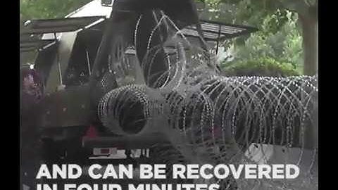 Chinese Force - Barb Wire Deployment