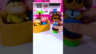 Shin Chan and Peppa PigToy Fun ASMR#shorts #funny #toys #asmr #satisfying #shinchan #peppapig