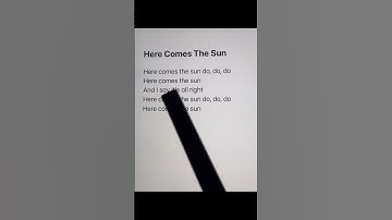 Thumbnail of The Beatles - Here Comes The Sun (2019 Mix) [lyrics] in Karaoke | Sujal Khadgi🖤