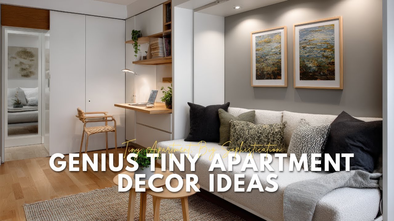 Genius Tiny Apartment Decor Ideas That Maximize Space Without ...