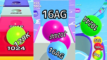 Max Levels 🚀 Ball Run 2048 vs Ball Run Infinity Mode 1024AF vs Ball Run Infinity | Epic Gameplay #1