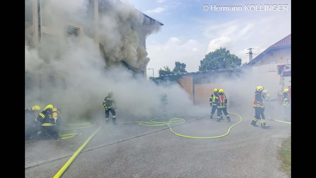 Zimmerbrand in Wohngebäude in Straß / Alkoven