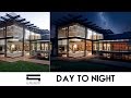 Convert Day to Night - Photoshop Architecture