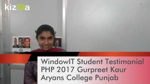 PHP Training Review From Gurpreet Kaur